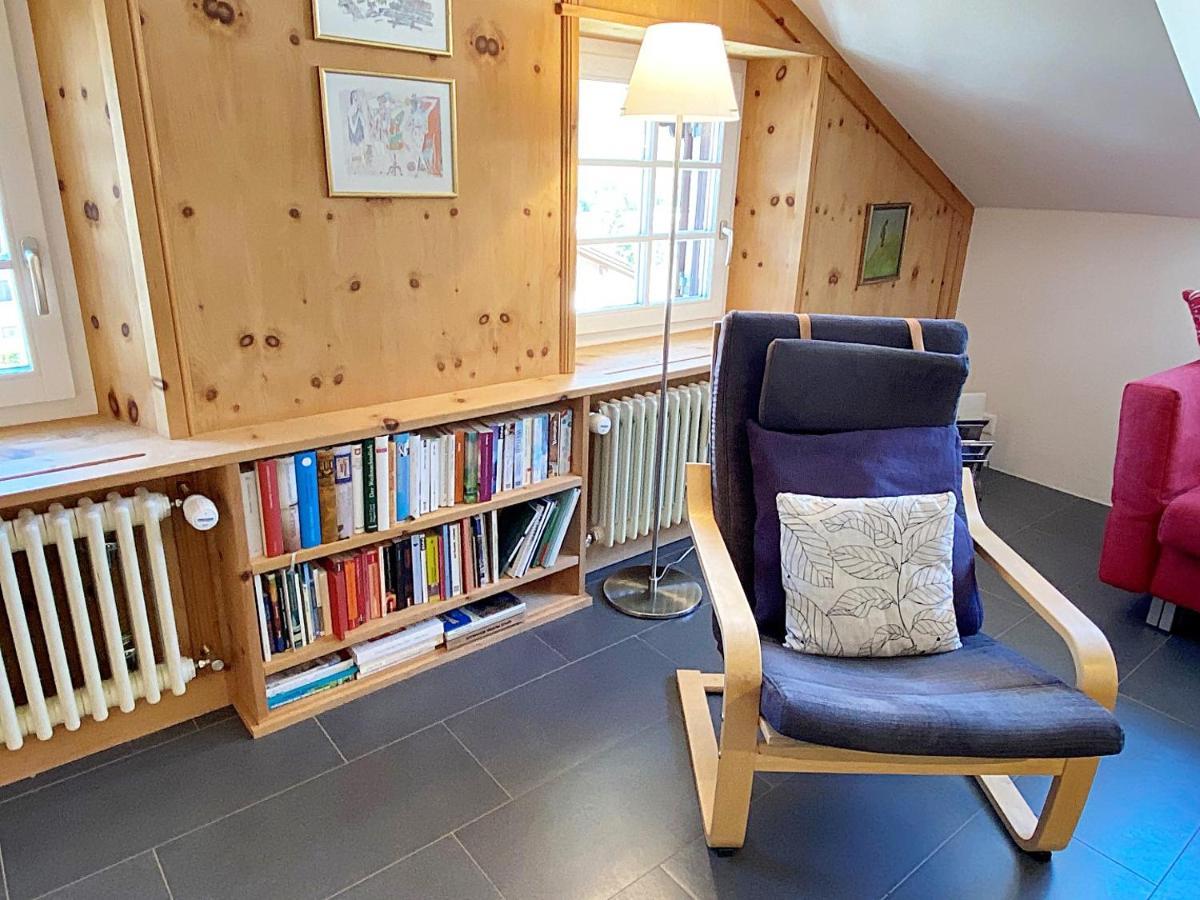 Dachwohnung Im Alpenstil, 60M2 Fuer 2P, Mit Garage - Bm186 Pontresina Luaran gambar