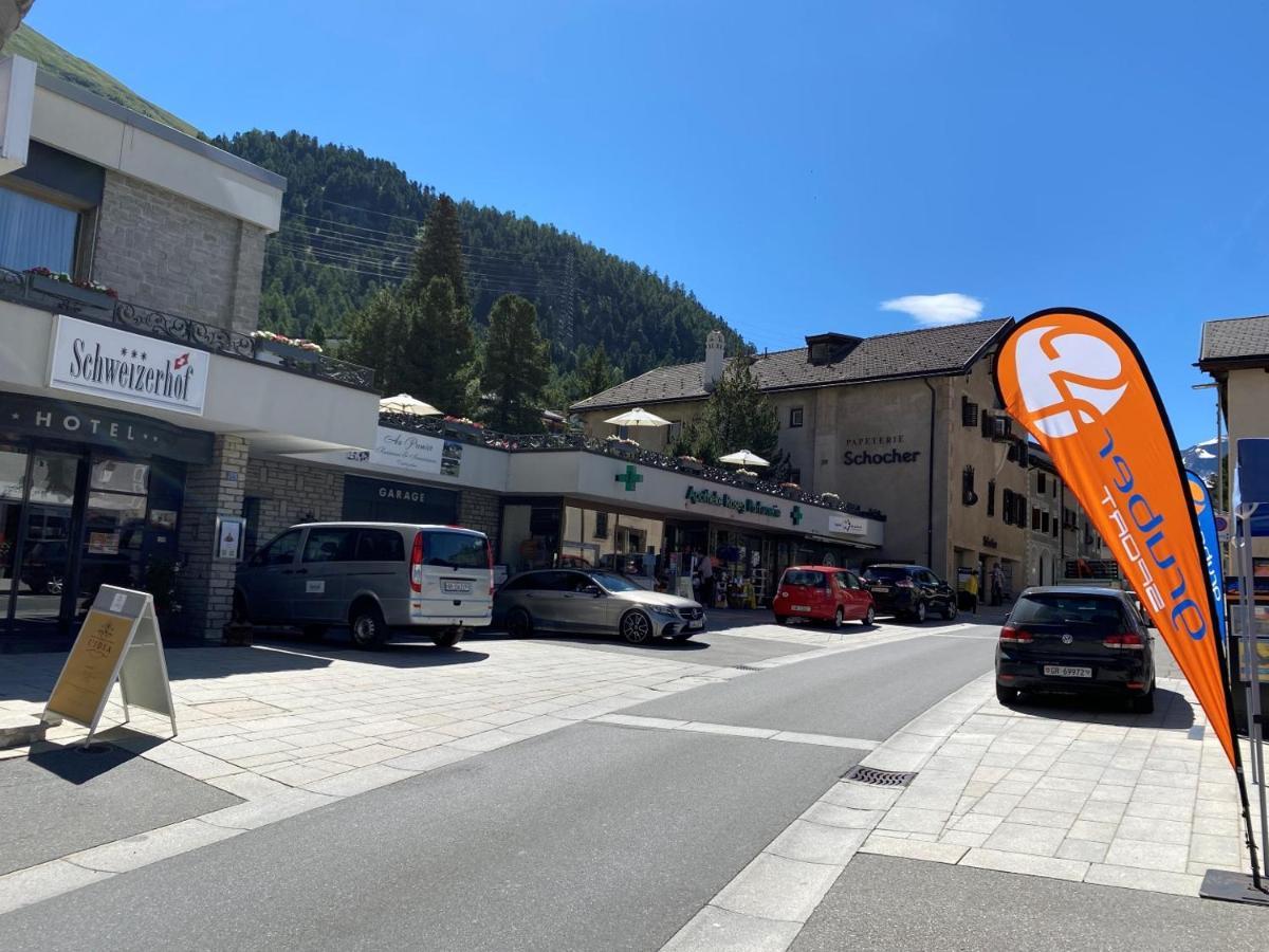 Dachwohnung Im Alpenstil, 60M2 Fuer 2P, Mit Garage - Bm186 Pontresina Luaran gambar